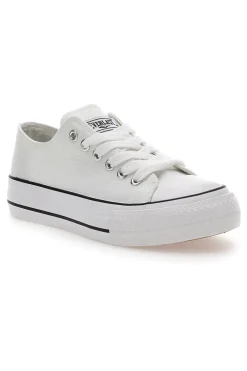 Sneakers Bianche In Tela da Donna Everlast 2137