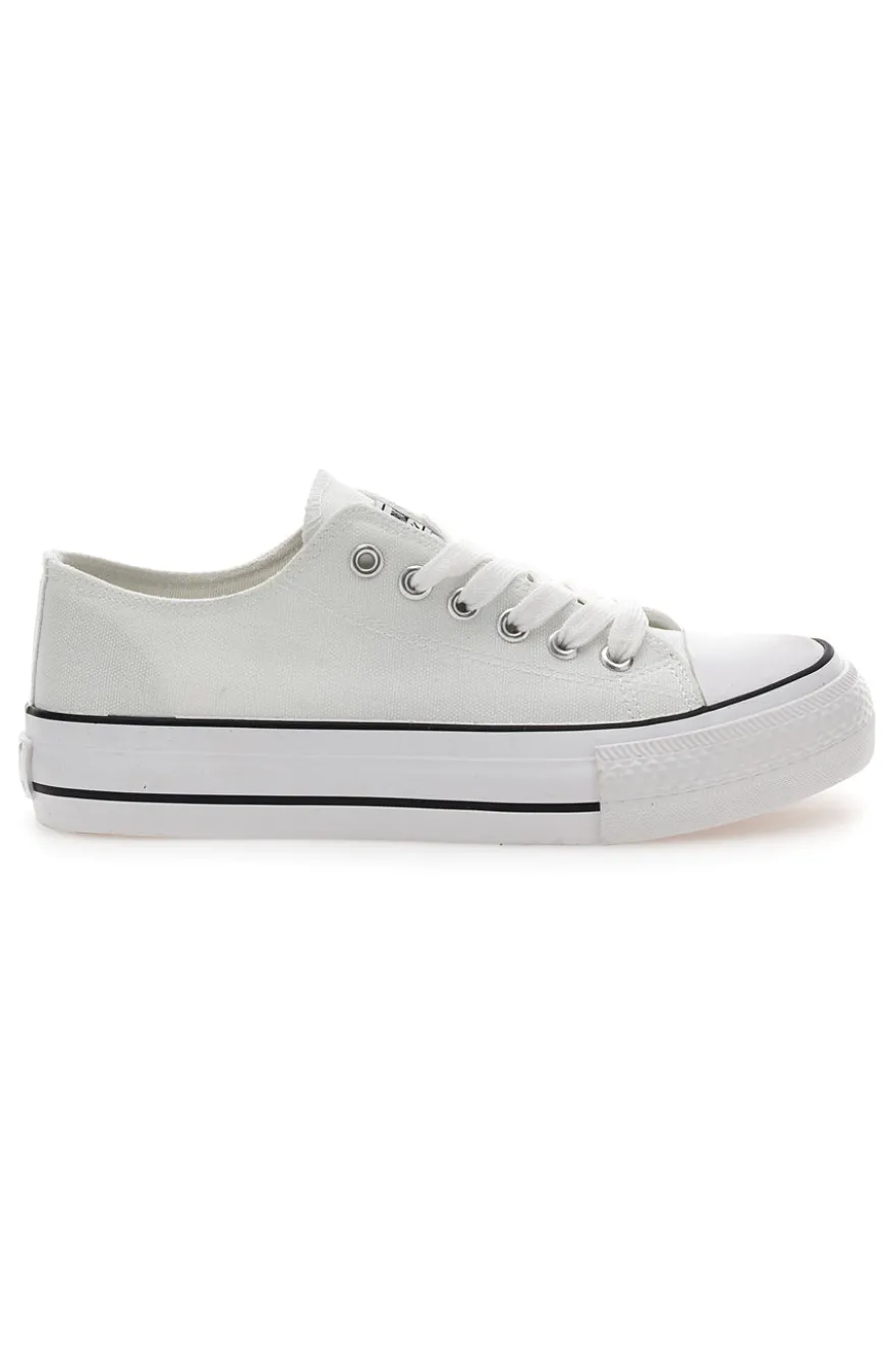 Sneakers Bianche In Tela da Donna Everlast 2137