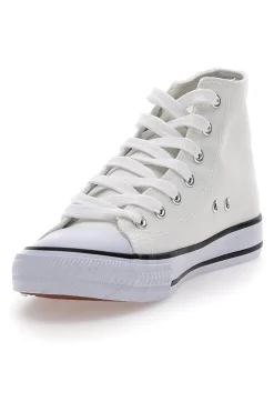 Sneakers Bianche in Tela W Max 5014
