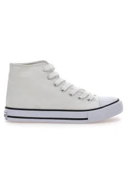 Sneakers Bianche in Tela W Max 5014