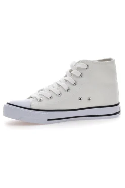 Sneakers Bianche in Tela W Max 5014