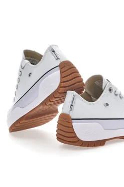 Sneakers Bianche In Tela Con Platform British Knights Kaya Low Fly