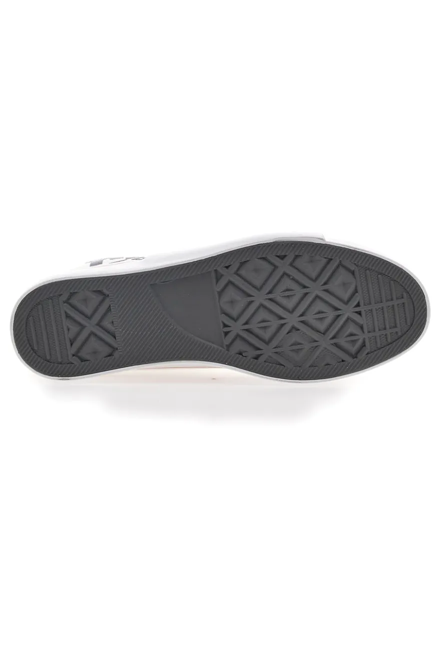 Sneakers Bianche In Tela Leone 40