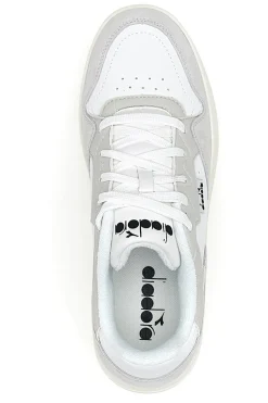 Sneakers bianche inserti a contrasto in pelle Diadora Ginger S