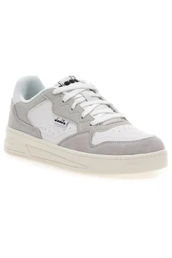 Sneakers bianche inserti a contrasto in pelle Diadora Ginger S
