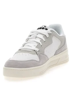 Sneakers bianche inserti a contrasto in pelle Diadora Ginger S