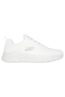Sneakers bianche knit ammortizzate Skechers Bobs B Flex Chill Edge