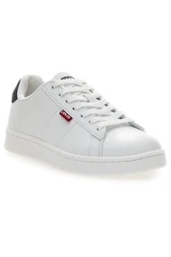 Sneakers bianche lacci e strappo Levi’s Bell JR