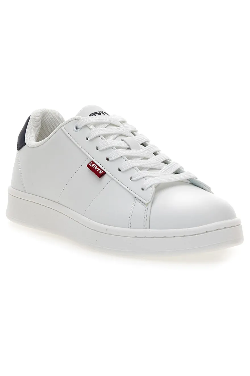Sneakers bianche lacci e strappo Levi’s Bell JR