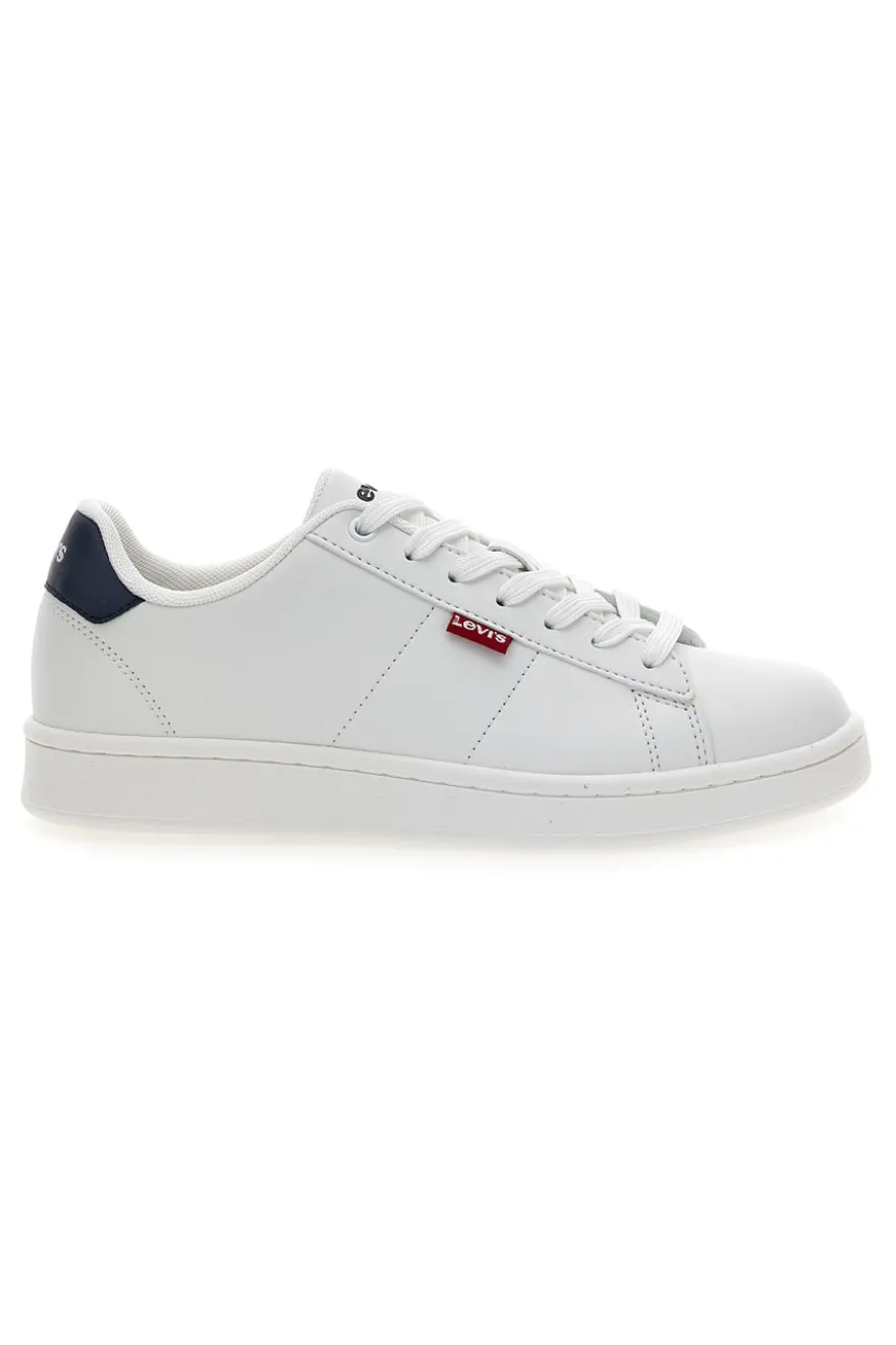 Sneakers bianche lacci e strappo Levi’s Bell JR