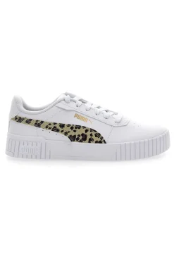 Sneakers Bianche Leopardate Puma Carina 2.0 Animal Update