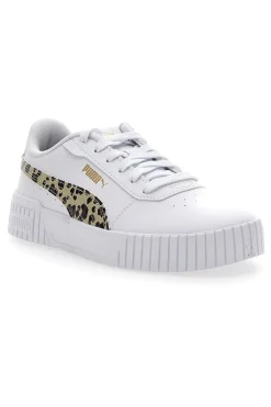 Sneakers Bianche Leopardate Puma Carina 2.0 Animal Update