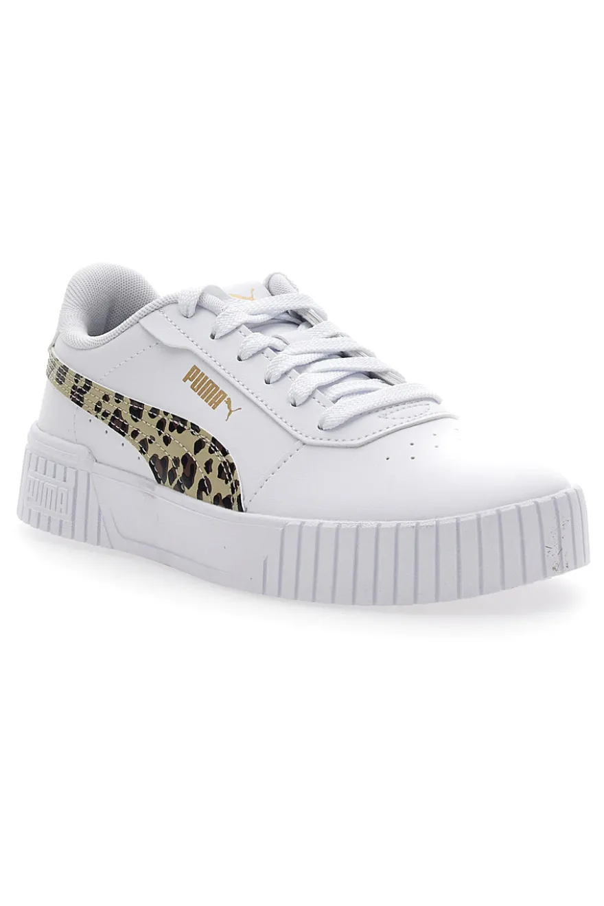 Sneakers Bianche Leopardate Puma Carina 2.0 Animal Update