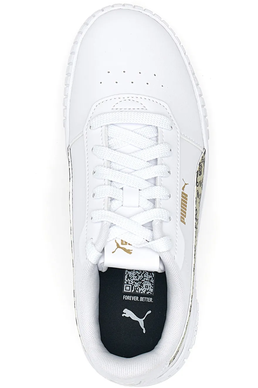 Sneakers Bianche Leopardate Puma Carina 2.0 Animal Update
