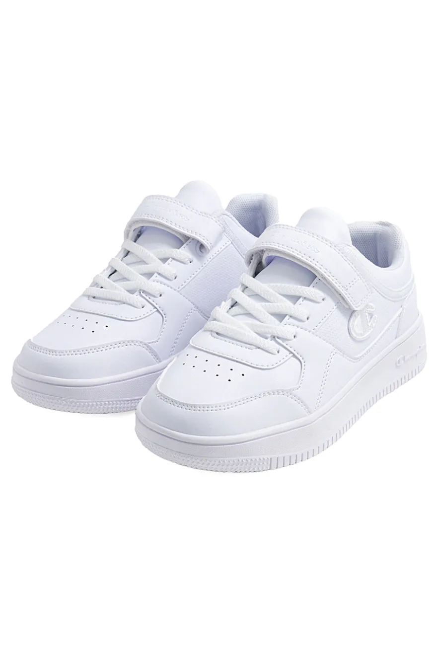 Sneakers bianche low cut con strappo Champion RD18 LOW B PS