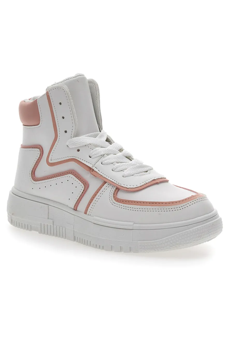 Sneakers Bianche Mid Cut Maira 3137