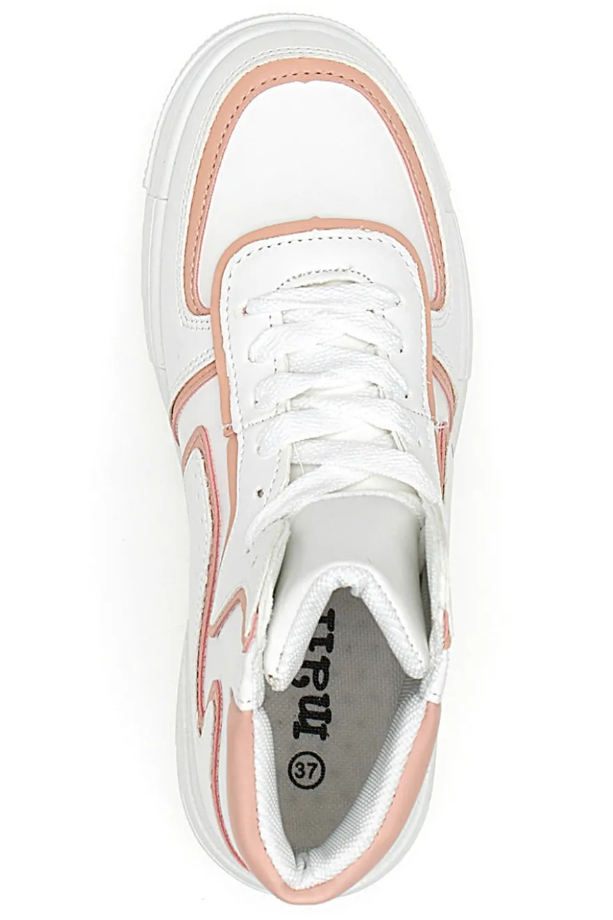 Sneakers Bianche Mid Cut Maira 3137