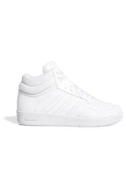 Sneakers bianche mid design pulito Adidas Hoops 4.0 Mid J