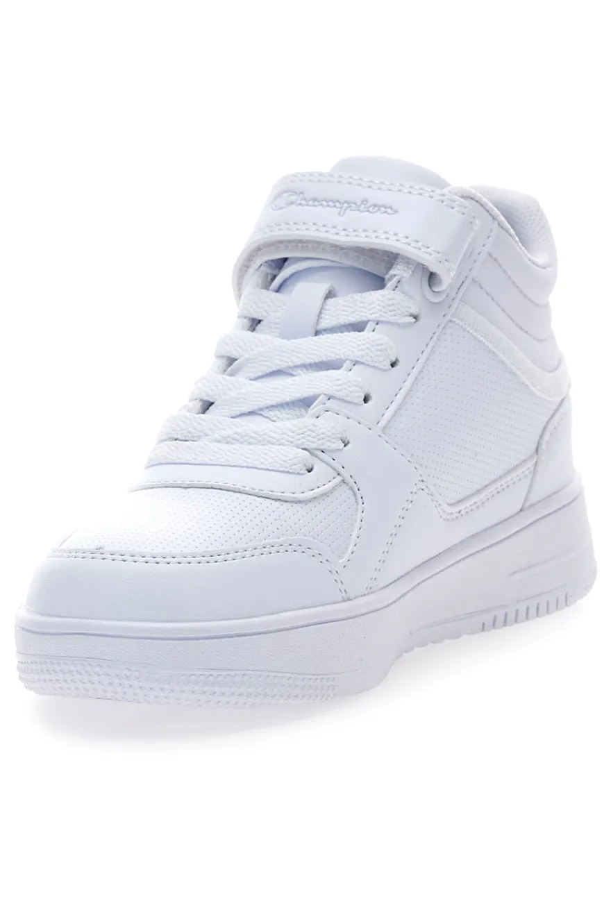 Sneakers bianche mid-cut con chiusura a strappo Champion RD18 Mid B PS