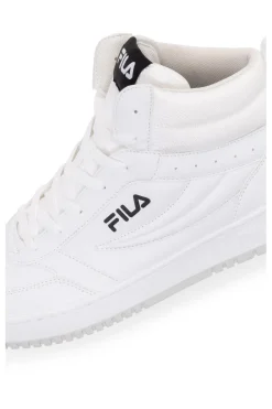 Sneakers Bianche Mid-Cut con Tomaia Traforata FILA REGA NF MID