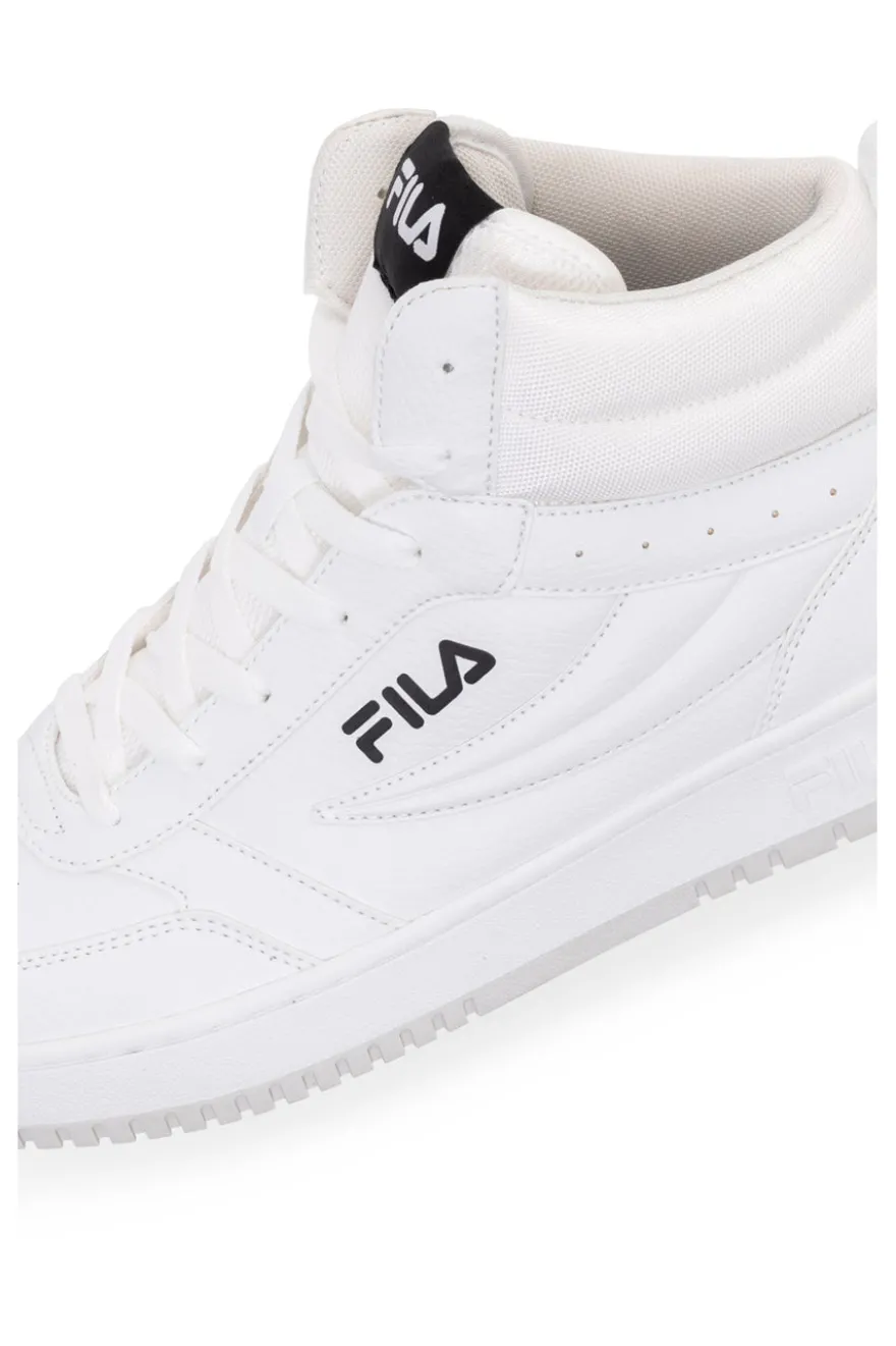 Sneakers Bianche Mid-Cut con Tomaia Traforata FILA REGA NF MID