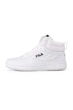 Sneakers Bianche Mid-Cut con Tomaia Traforata FILA REGA NF MID