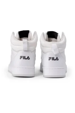 Sneakers Bianche Mid-Cut con Tomaia Traforata FILA REGA NF MID