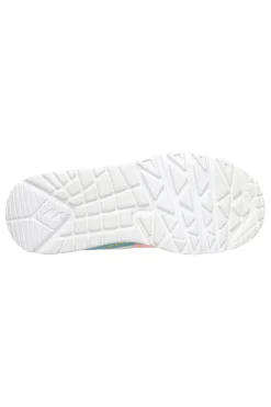 Sneakers bianche multicolor chiusura a strappo Skechers Uno Lite Vista Strike