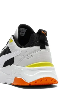 Sneakers bianche nere e arancioni in mesh Puma Trinity 2 LT