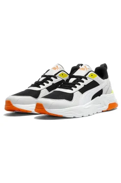 Sneakers bianche nere e arancioni in mesh Puma Trinity 2 LT
