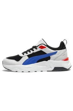 Sneakers bianche nere e blu in mesh Puma Trinity 2 LT