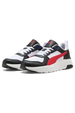 Sneakers bianche nere e rosse in mesh Puma Trinity 2 LT