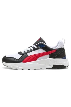 Sneakers bianche nere e rosse in mesh Puma Trinity 2 LT