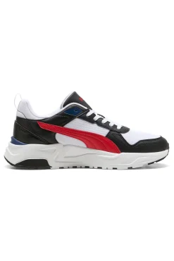 Sneakers bianche nere e rosse in mesh Puma Trinity 2 LT