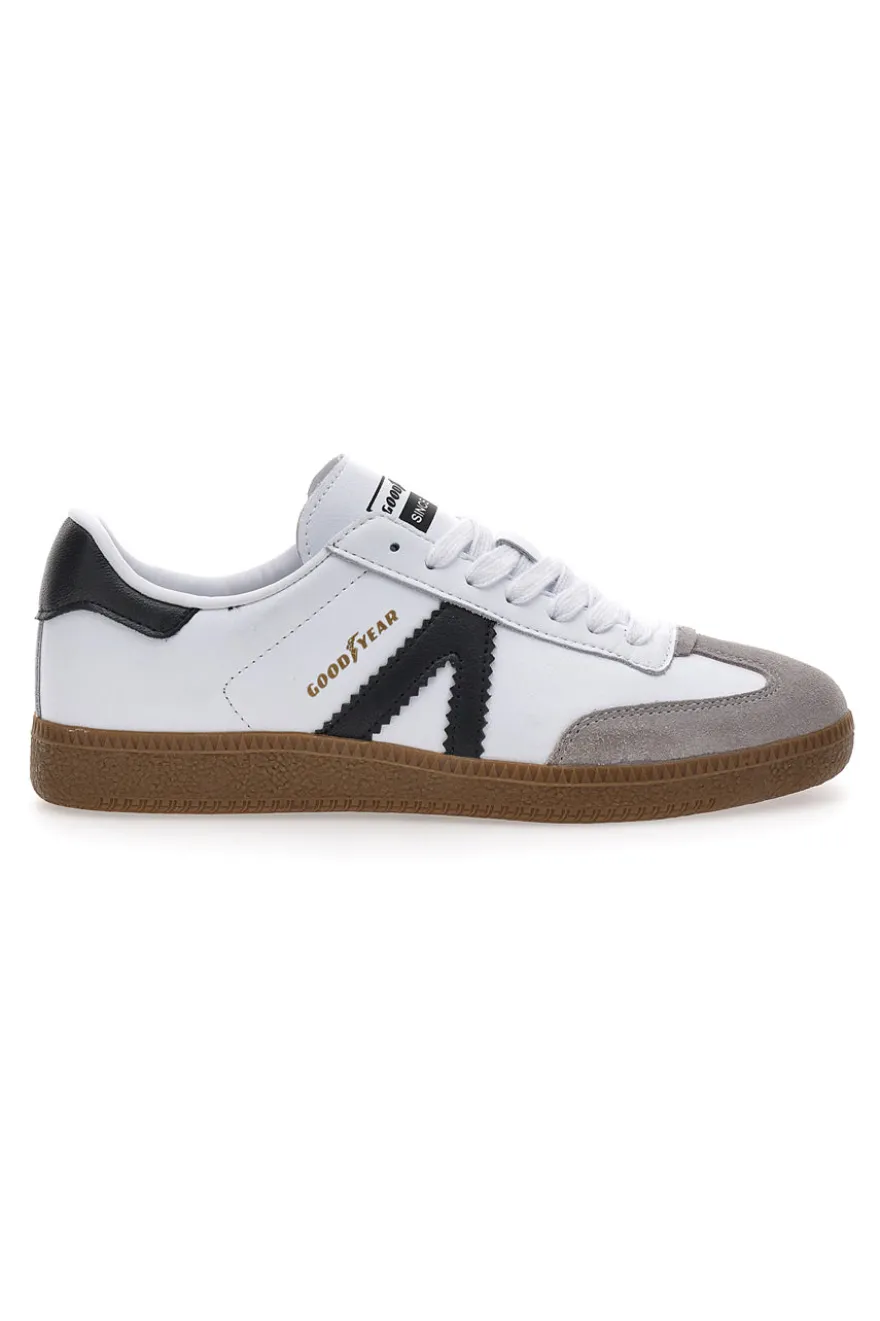 Sneakers bianche pelle Good Year GY51001