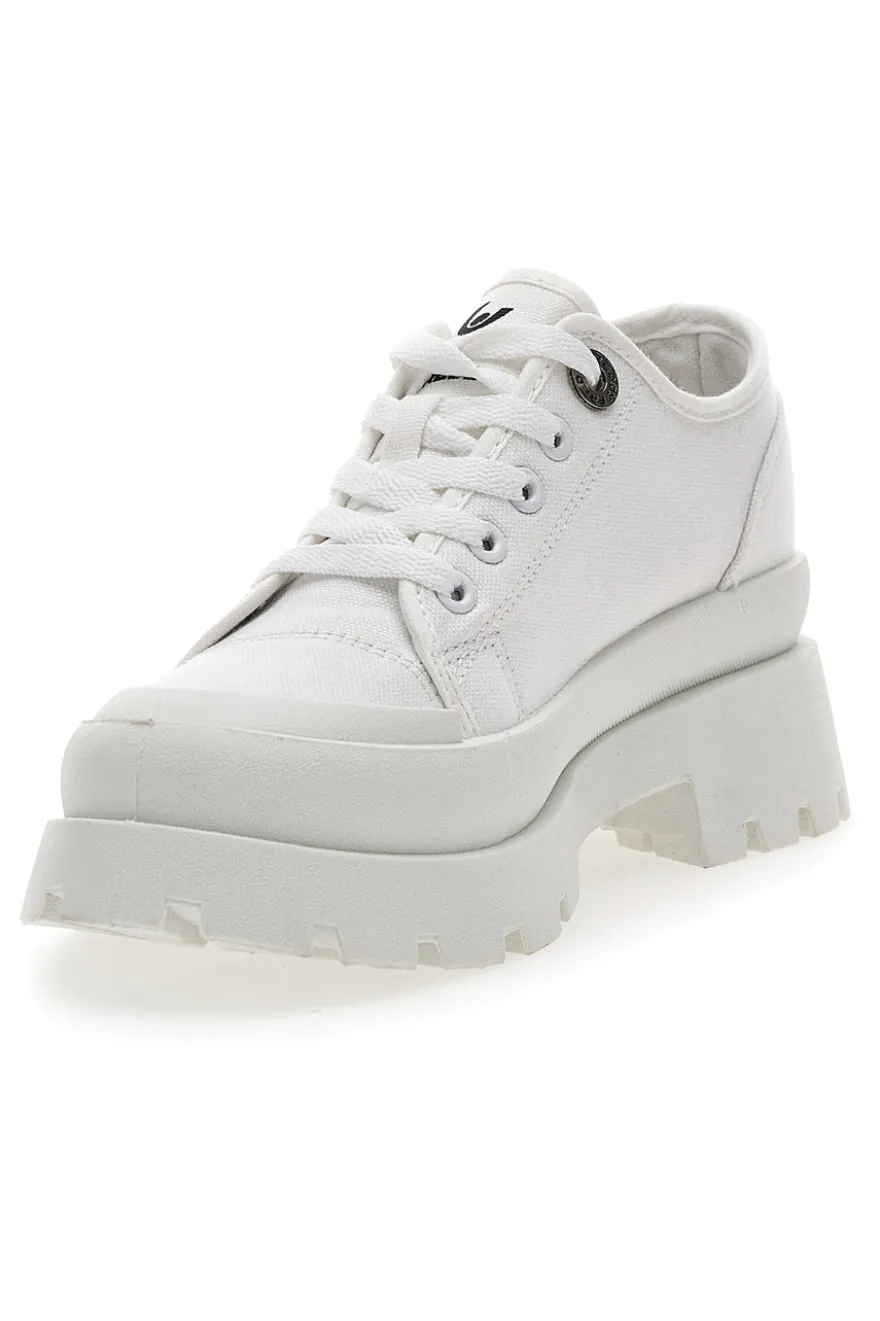 Sneakers Bianche Platform da Donna Freddy 7603