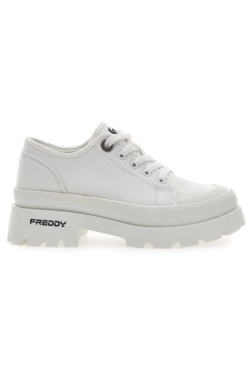 Sneakers Bianche Platform da Donna Freddy 7603