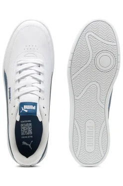 Sneakers bianche profilo blu Court Classic Clean Puma