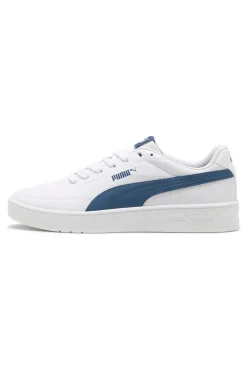 Sneakers bianche profilo blu Court Classic Clean Puma