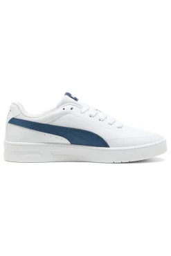 Sneakers bianche profilo blu Court Classic Clean Puma