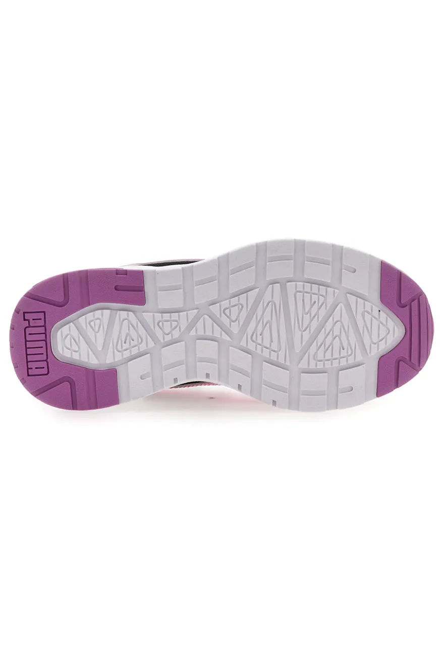 Sneakers bianche rosa e nere in mesh Puma Trinity 2 Lt Jelly Heaven Jr