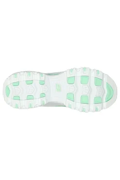 Sneakers Bianche Skechers D'Lites Blooming Fields