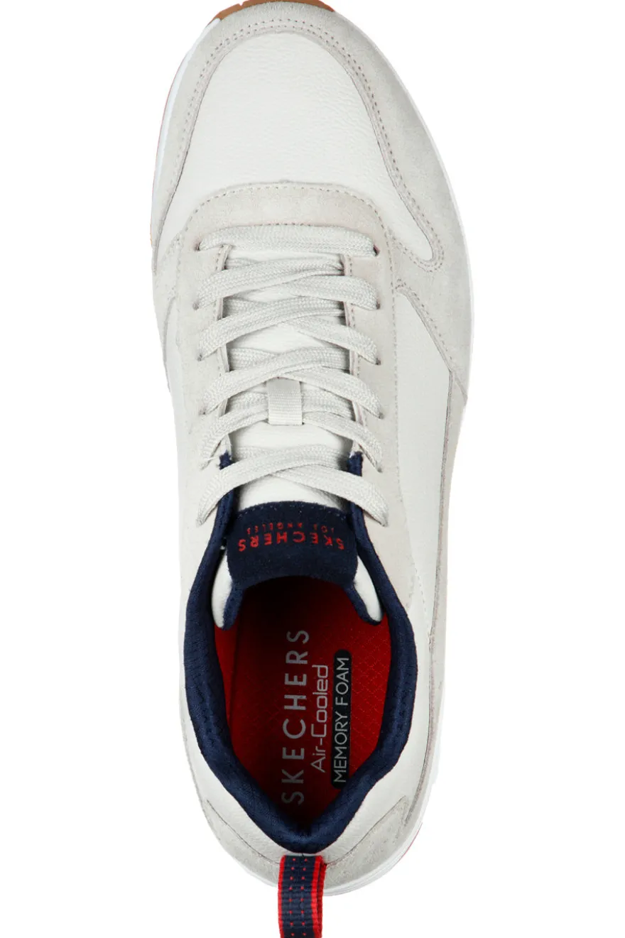 Sneakers Bianche Skechers Uno Stacre