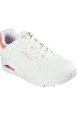 Sneakers Bianche Skechers Street Uno - Pop Back