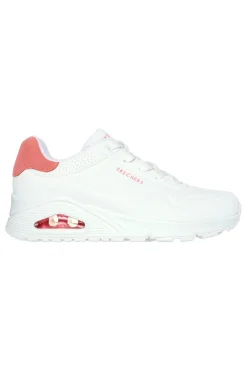Sneakers Bianche Skechers Street Uno - Pop Back