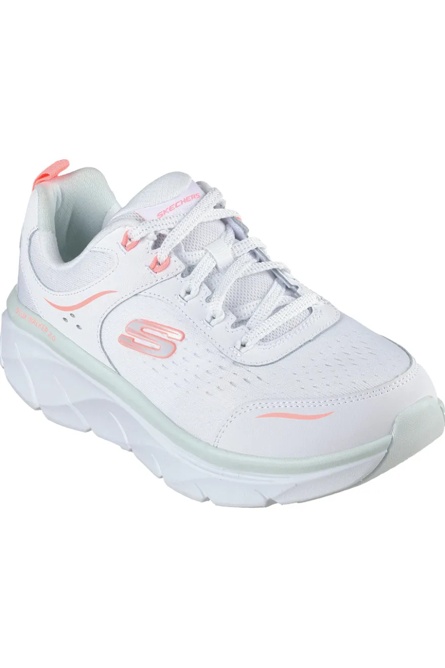 Sneakers Bianche Skechers D'Lux Walker 2 Daisy Doll