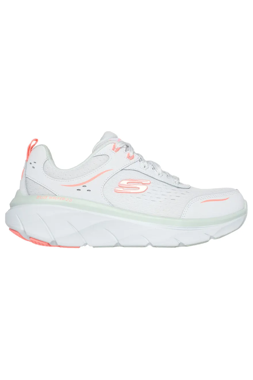 Sneakers Bianche Skechers D'Lux Walker 2 Daisy Doll