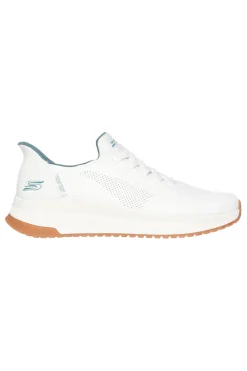 Sneakers bianche slip-ins Memory Foam BOBS Squad 4 Direct Step Skechers