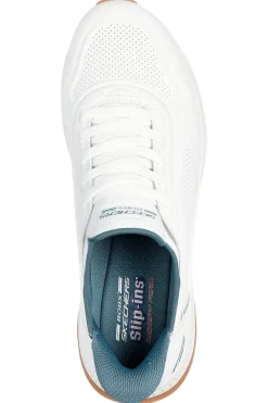 Sneakers bianche slip-ins Memory Foam BOBS Squad 4 Direct Step Skechers