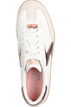 Sneakers bianche stile court con Memory Foam Skechers Hotshot Cool Glow